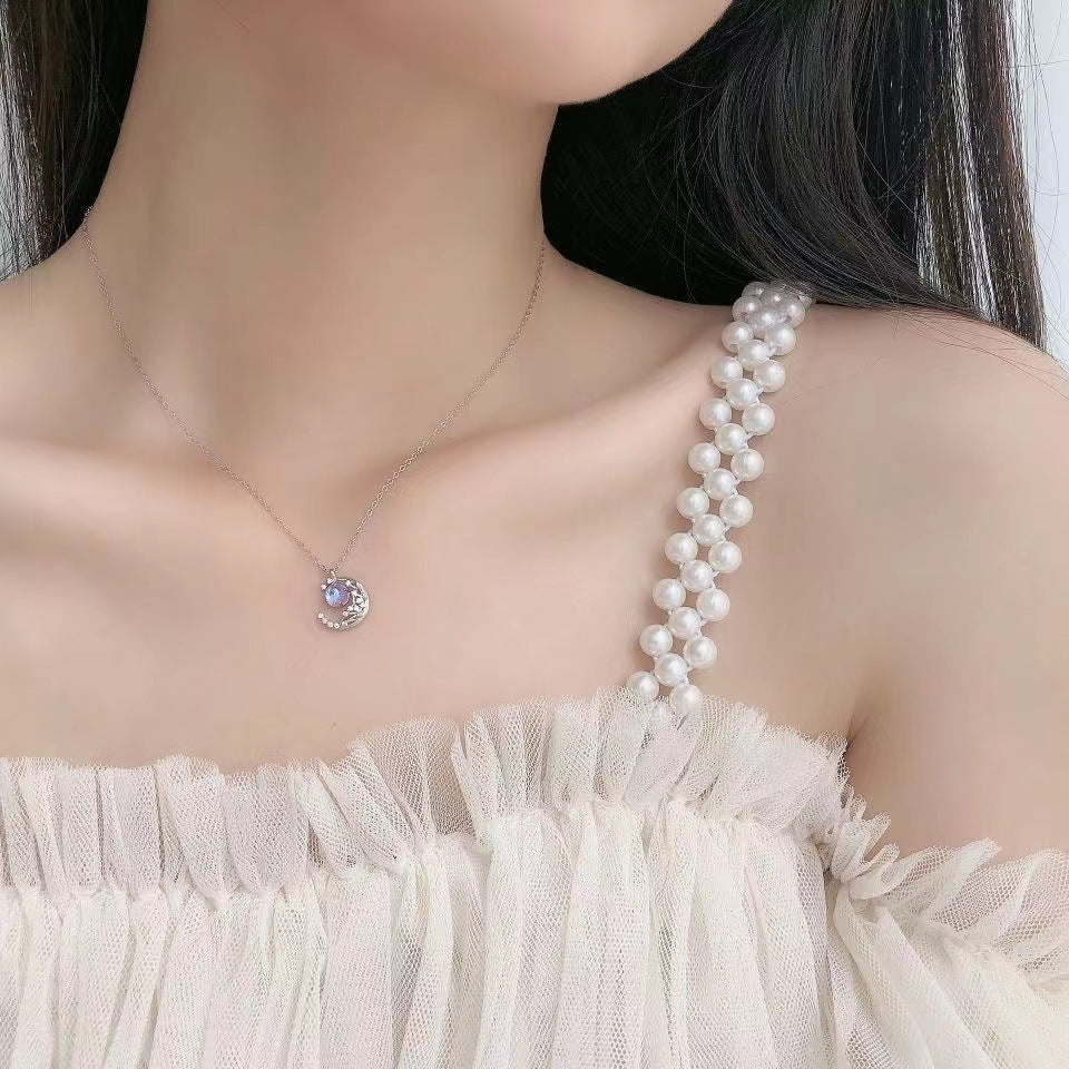 ✨ Collier Étoile & Lune – Rêve Céleste