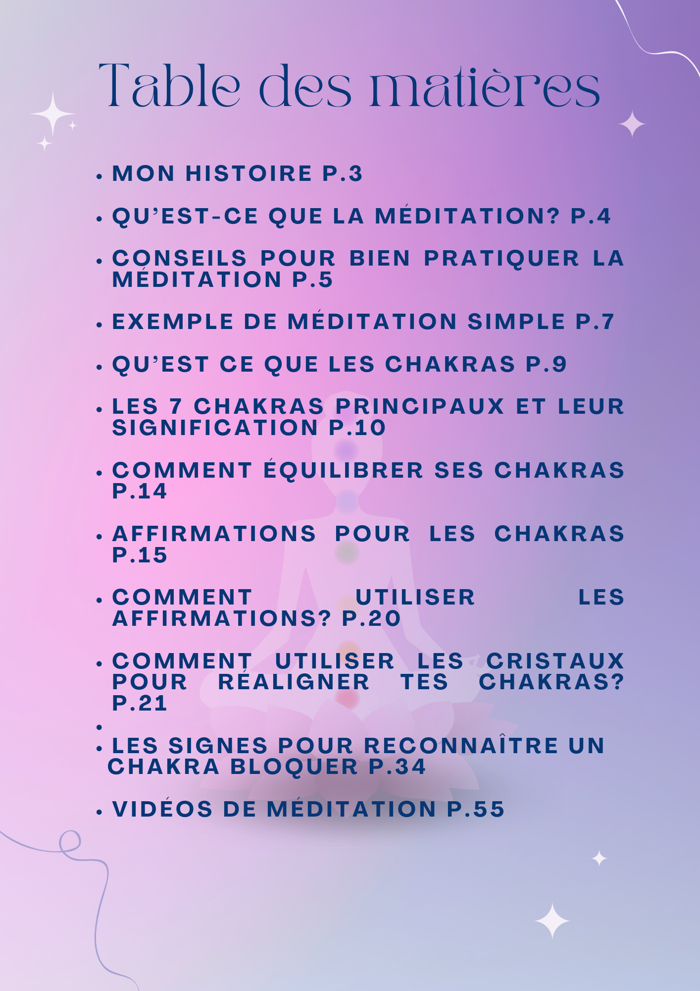 Méditation pour réaligner les chakras | Ebook avec vidéos