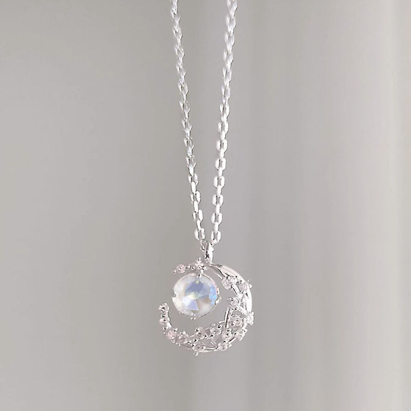✨ Collier Étoile & Lune – Rêve Céleste
