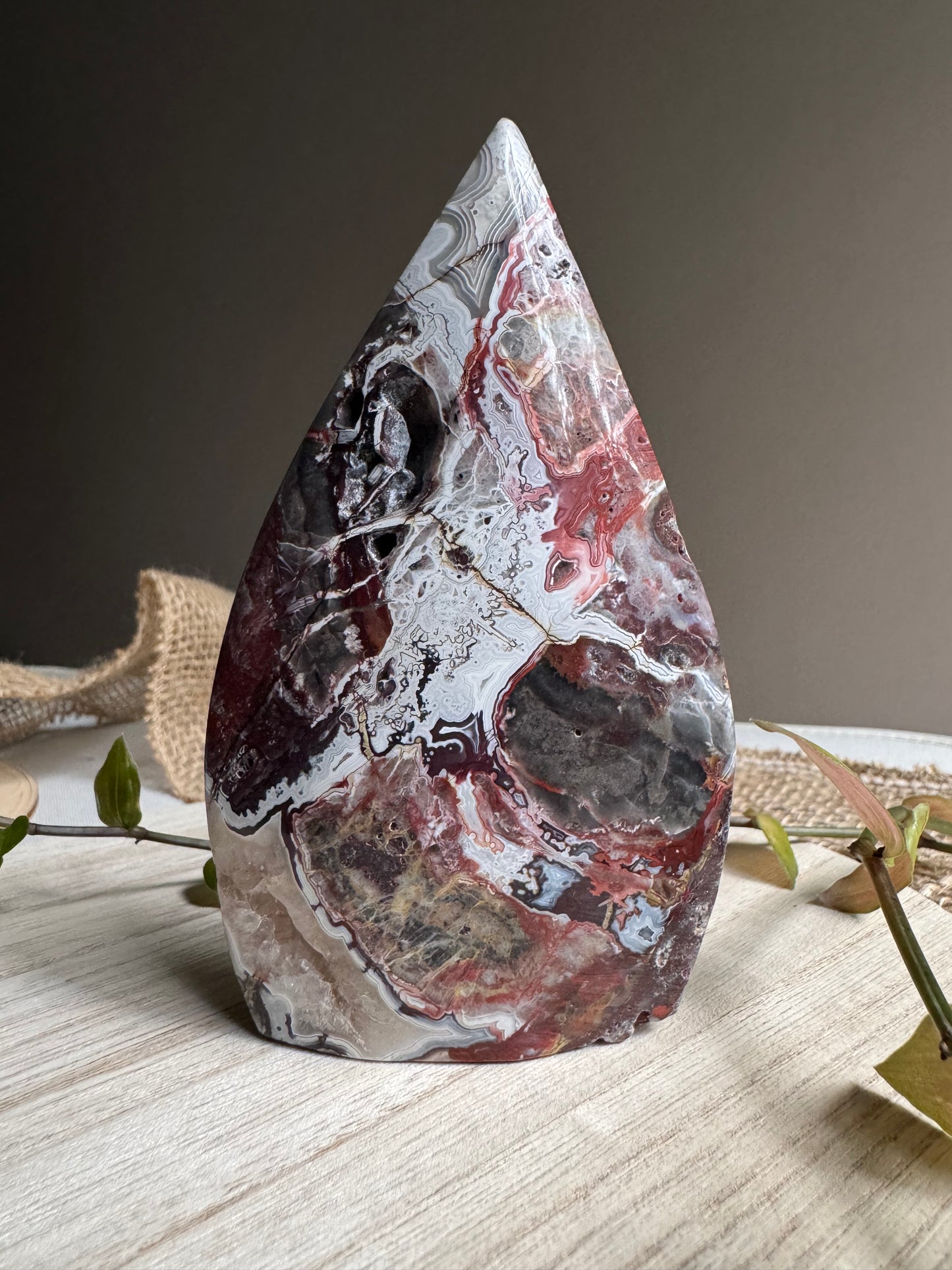 Agate Crazy Lace Mexicaine | Larme
