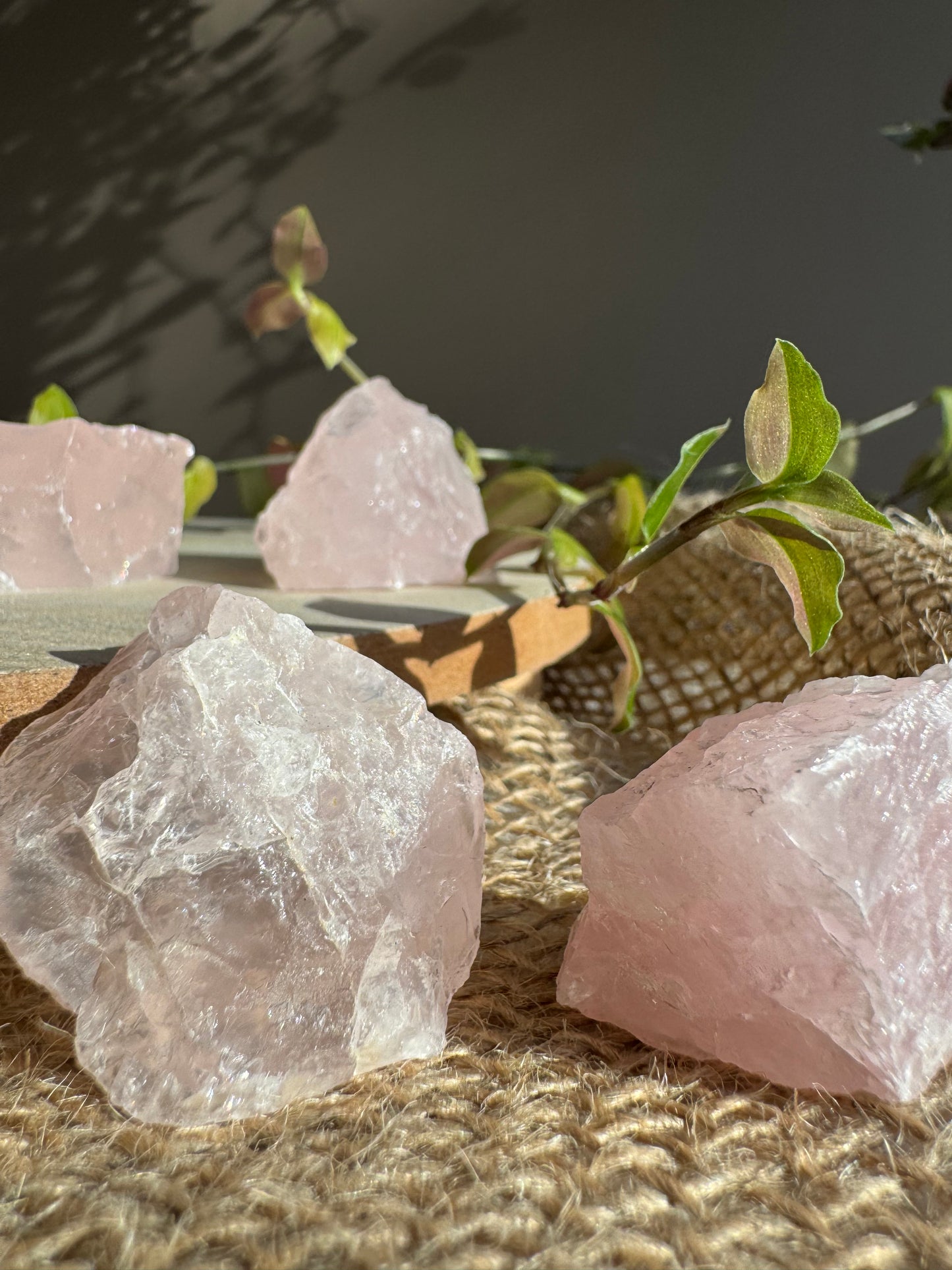 Quartz Rose - Morceaux bruts