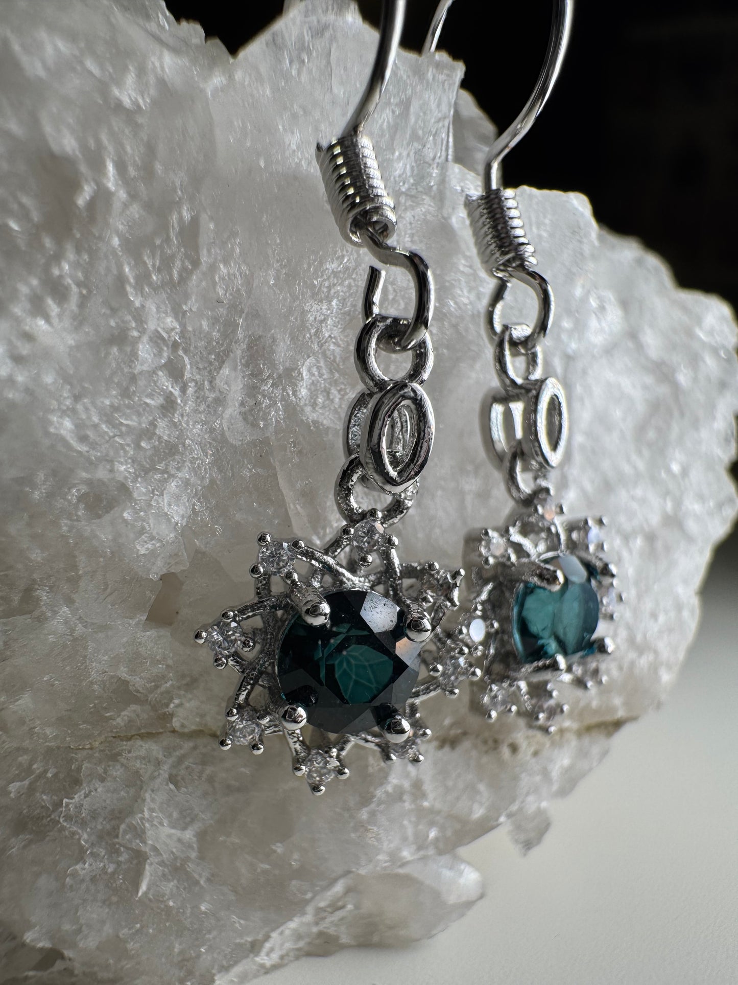 Blue Topaz Earrings