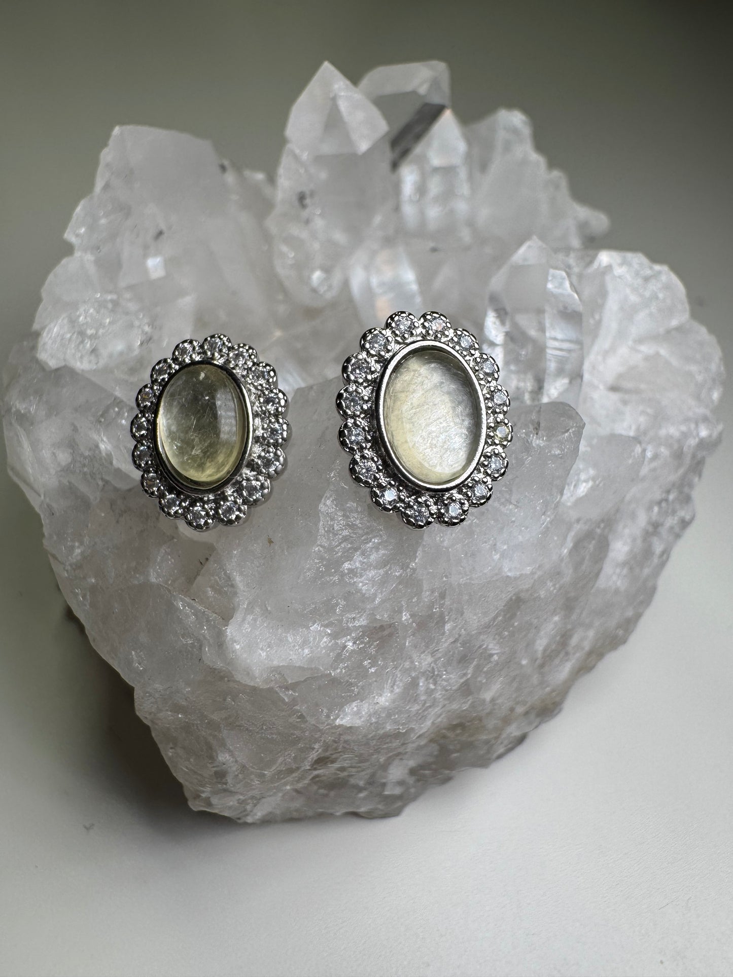 Golden Mica Earrings