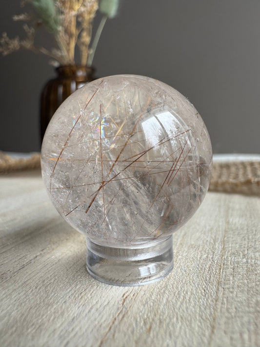 Quartz Rutile - Sphère