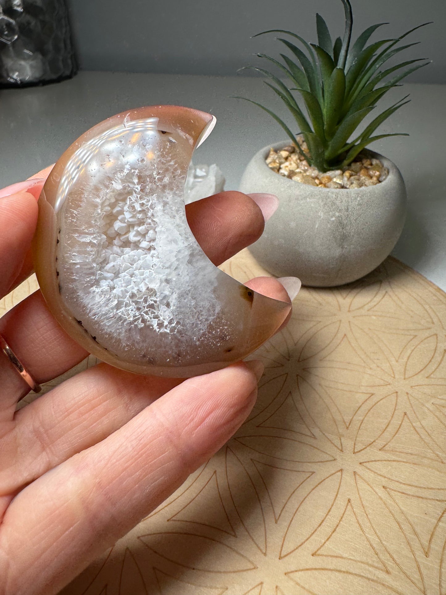 Agate Druzy | Lune