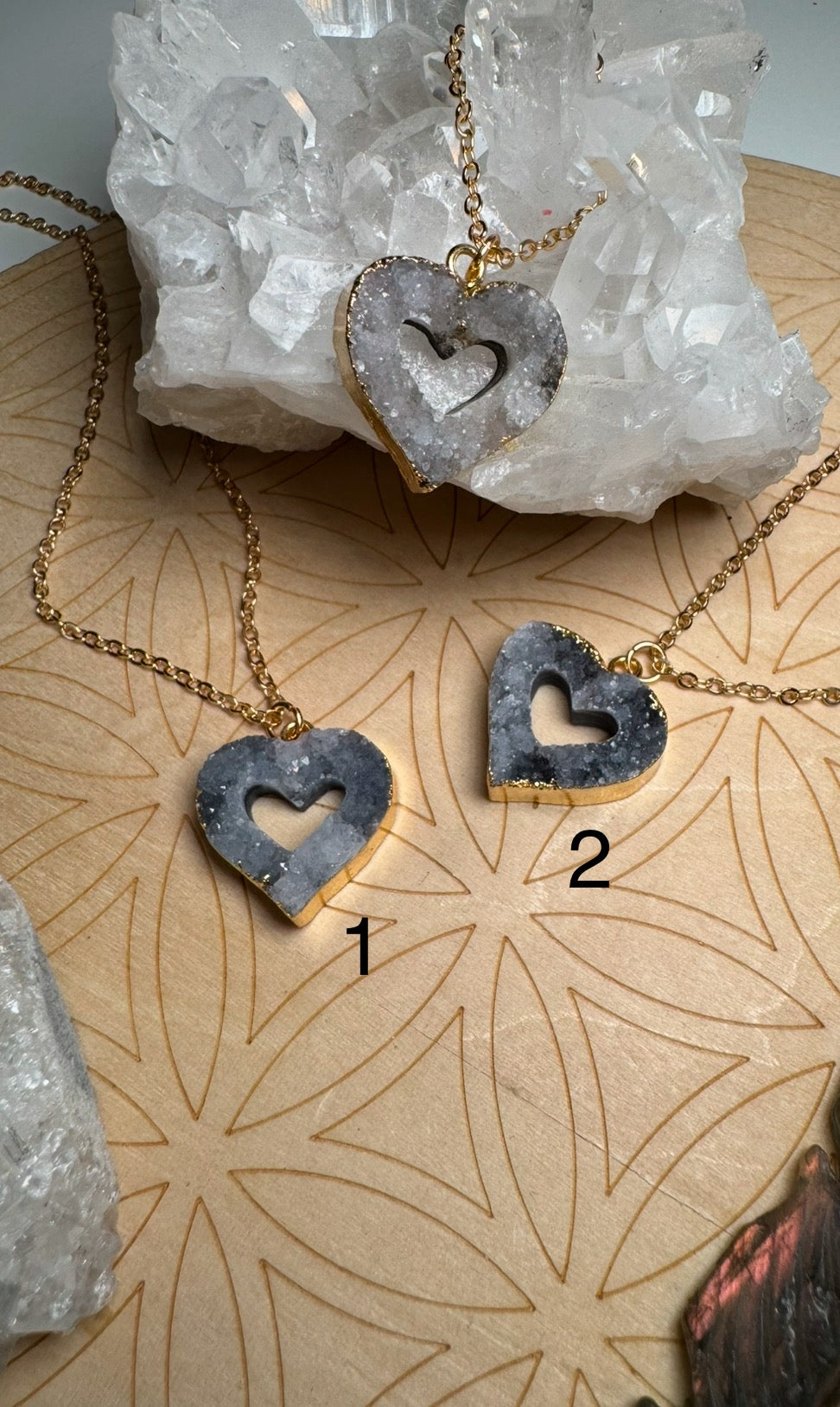Agate Druzy | Collier