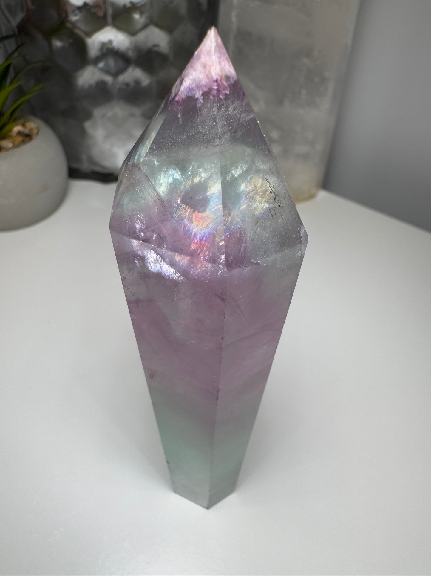 Fluorite | Baguette sur support