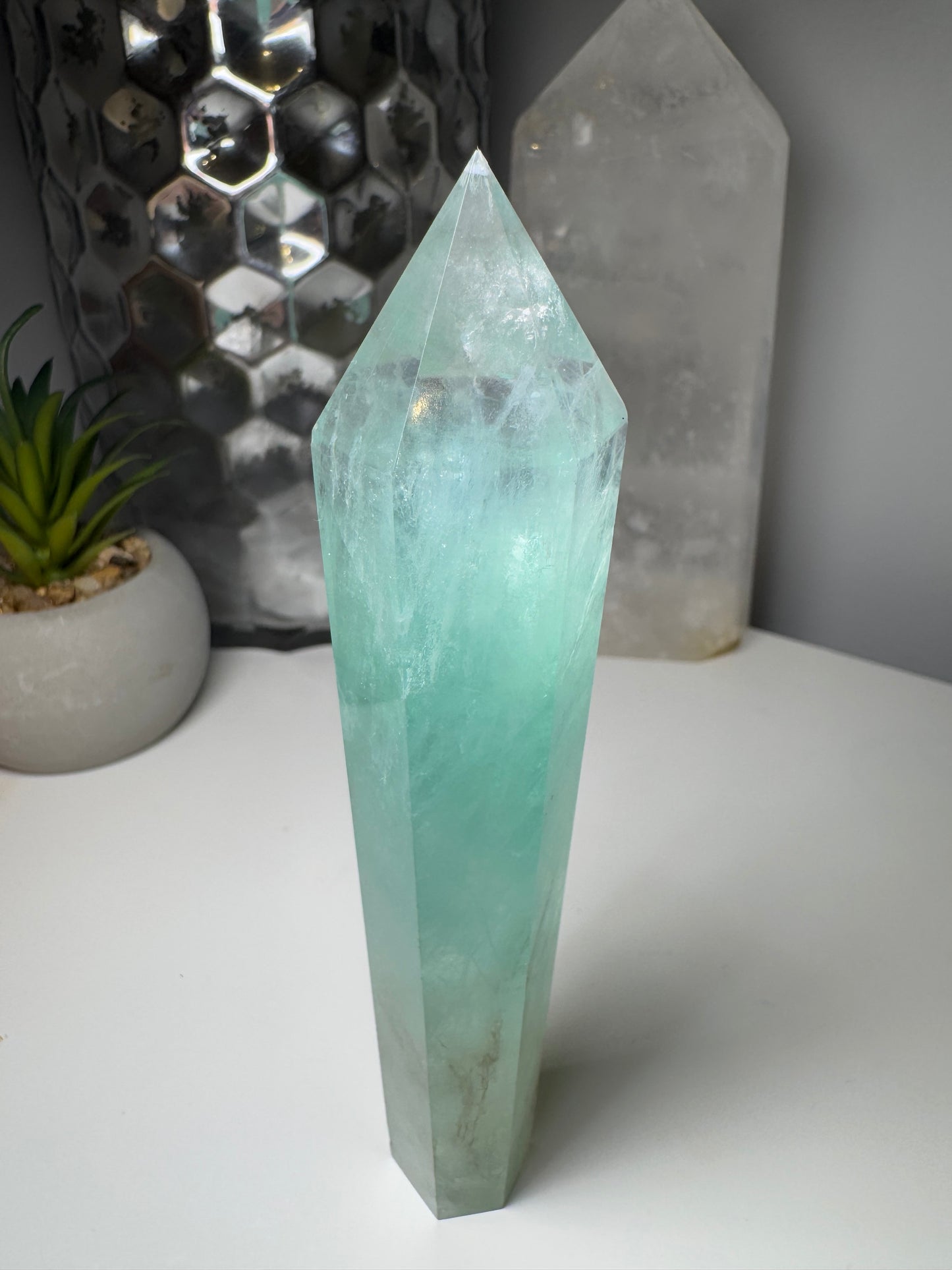 Fluorite | Baguette sur support