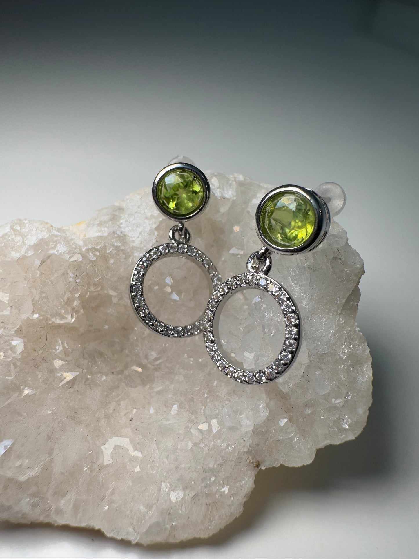 Péridot | Boucles d'Oreilles