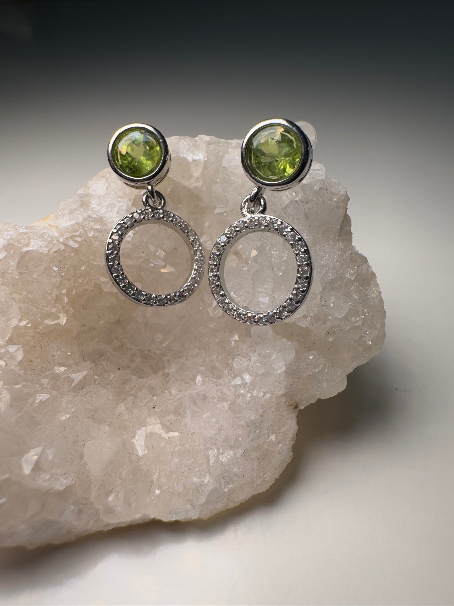 Péridot | Boucles d'Oreilles