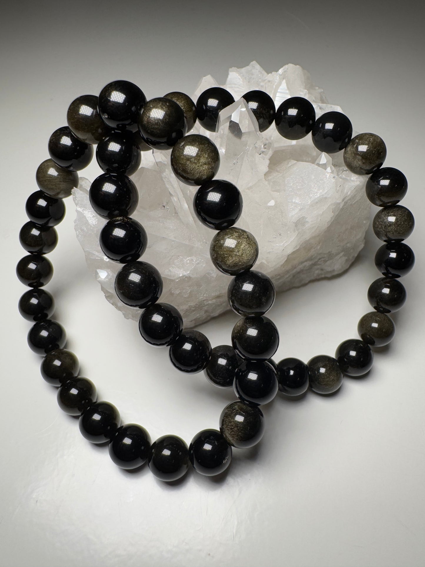 Obsidienne Doré | Bracelet