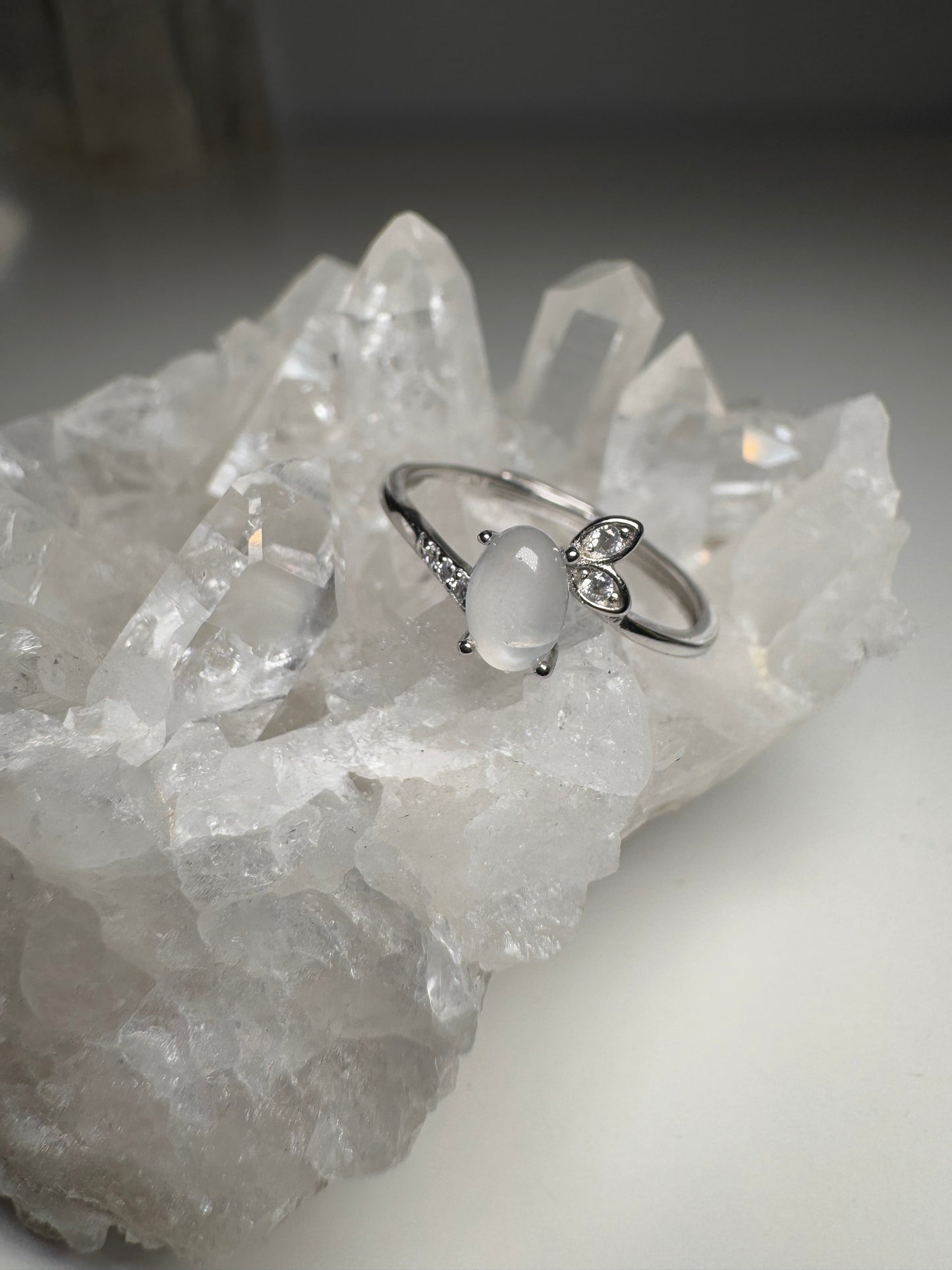 Pierre de Lune Blanche | Bague
