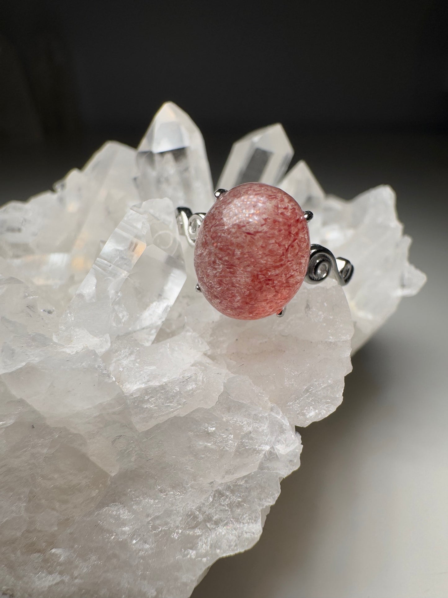 Quartz Fraise | Bague