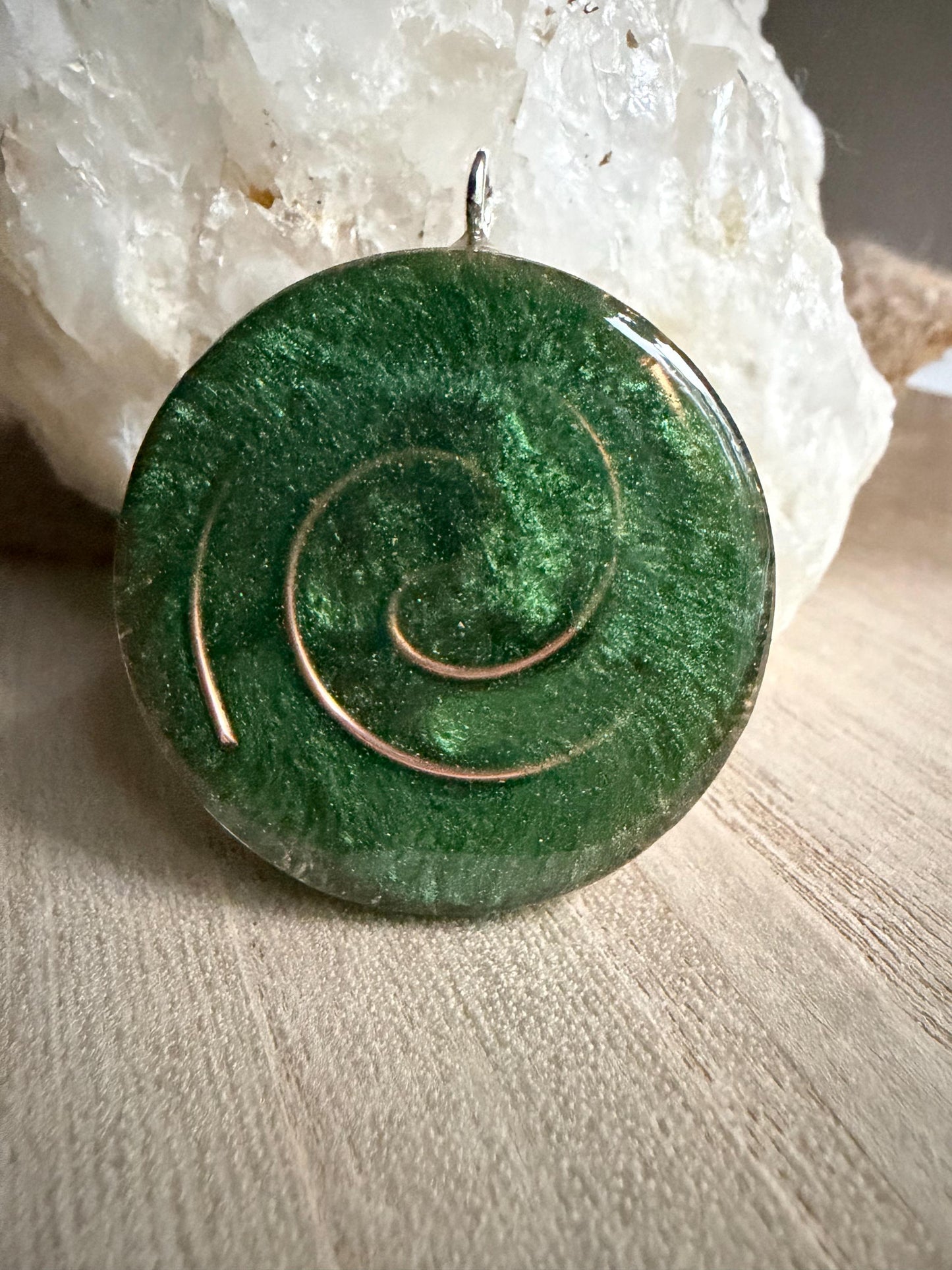 Orgonite 4 cm - Moldavite - Haute Fréquence - Éveil – Expansion – Transformation – Élévation vibratoire