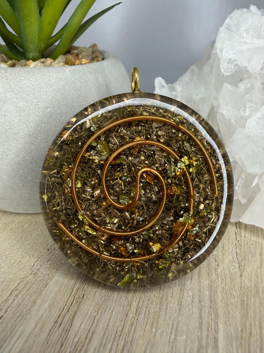Orgonite - 4cm - Super 7 - Spiritual Awakening Harmony Vibrational Elevation - Éveil spirituel Harmonie Élévation vibratoire