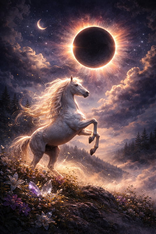 🌙 Année du Cheval, Nouvelle Lune et Éclipse : un portail de transformation