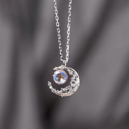 ✨ Collier Étoile & Lune – Rêve Céleste