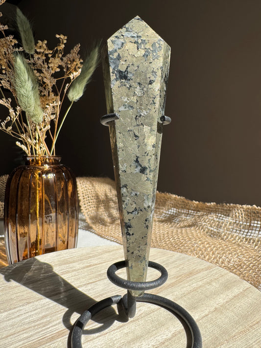 Pyrite - Baguette sur support