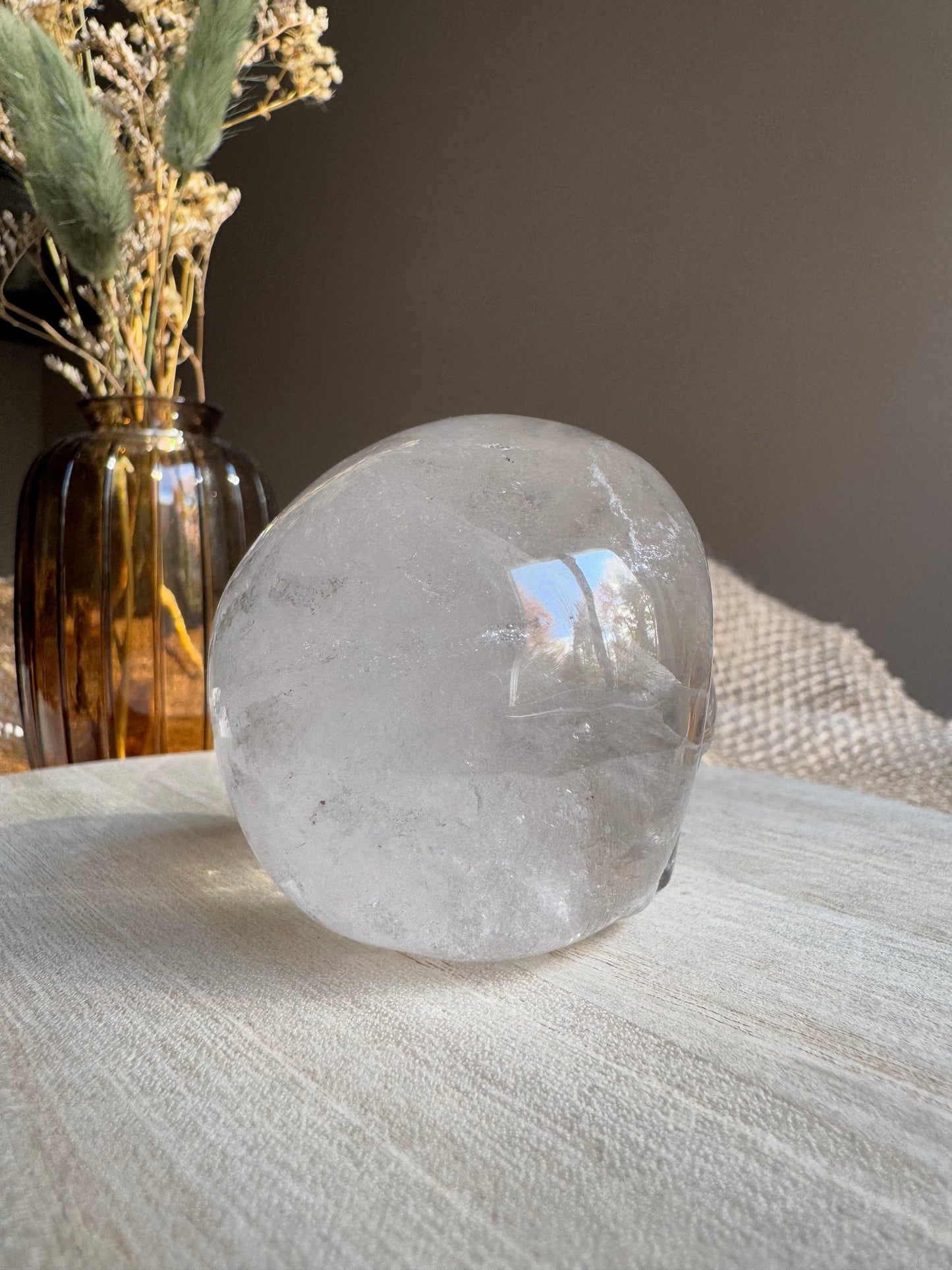 Quartz Jardin (Lodolite) - Crâne