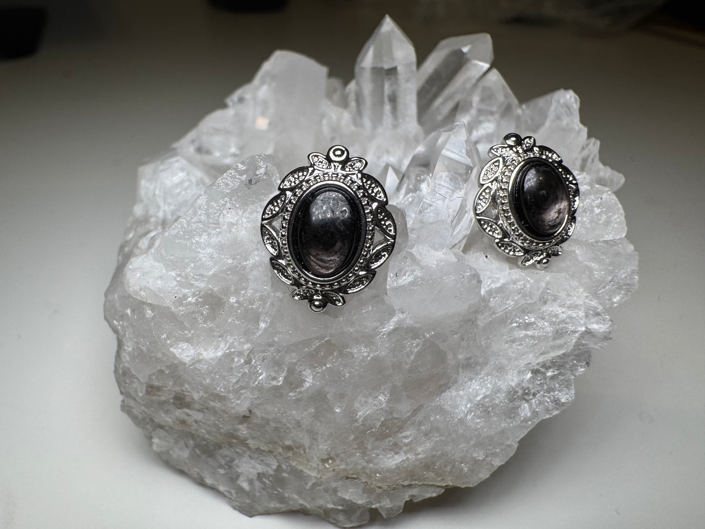 Hypersthène - Boucles d'Oreilles