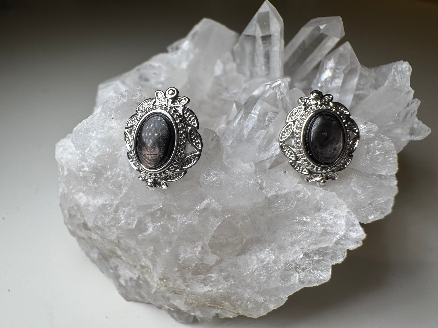 Hypersthène - Boucles d'Oreilles