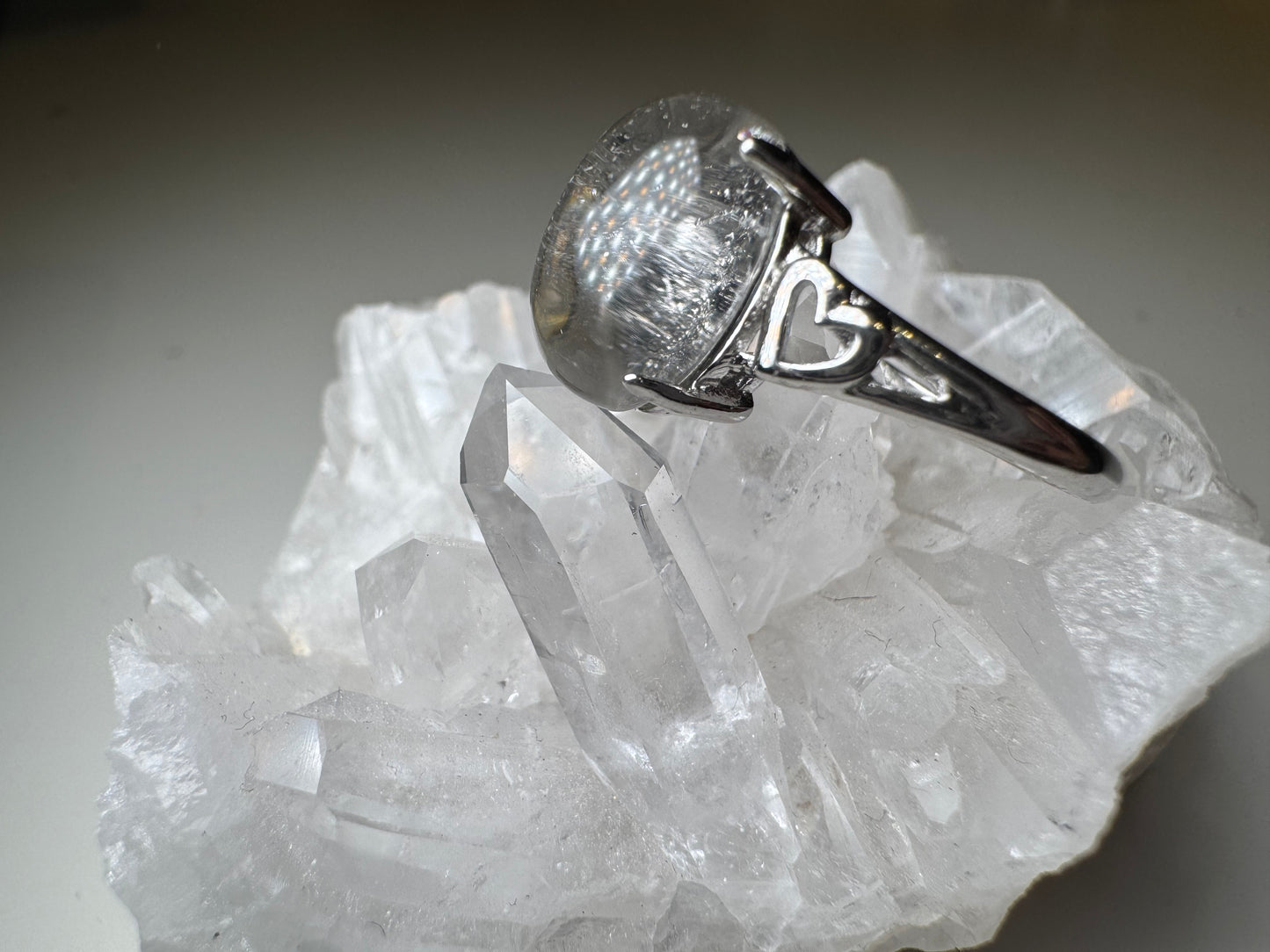 Quartz - Bague en cuivre
