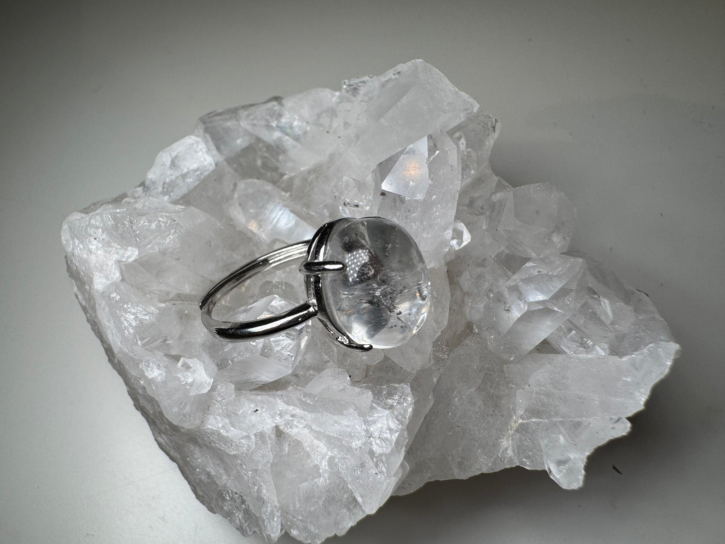 Quartz - Bague en cuivre