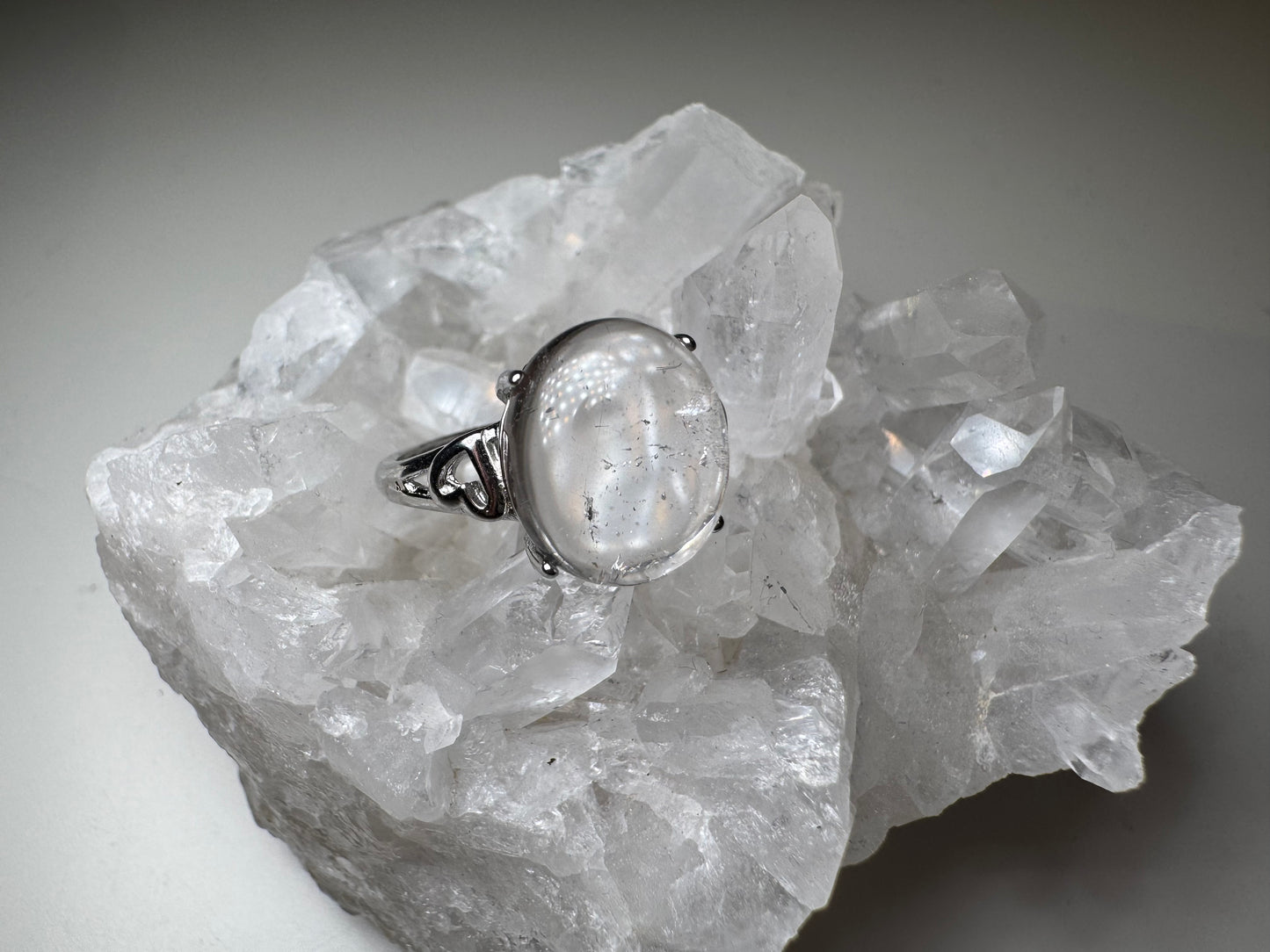 Quartz - Bague en cuivre