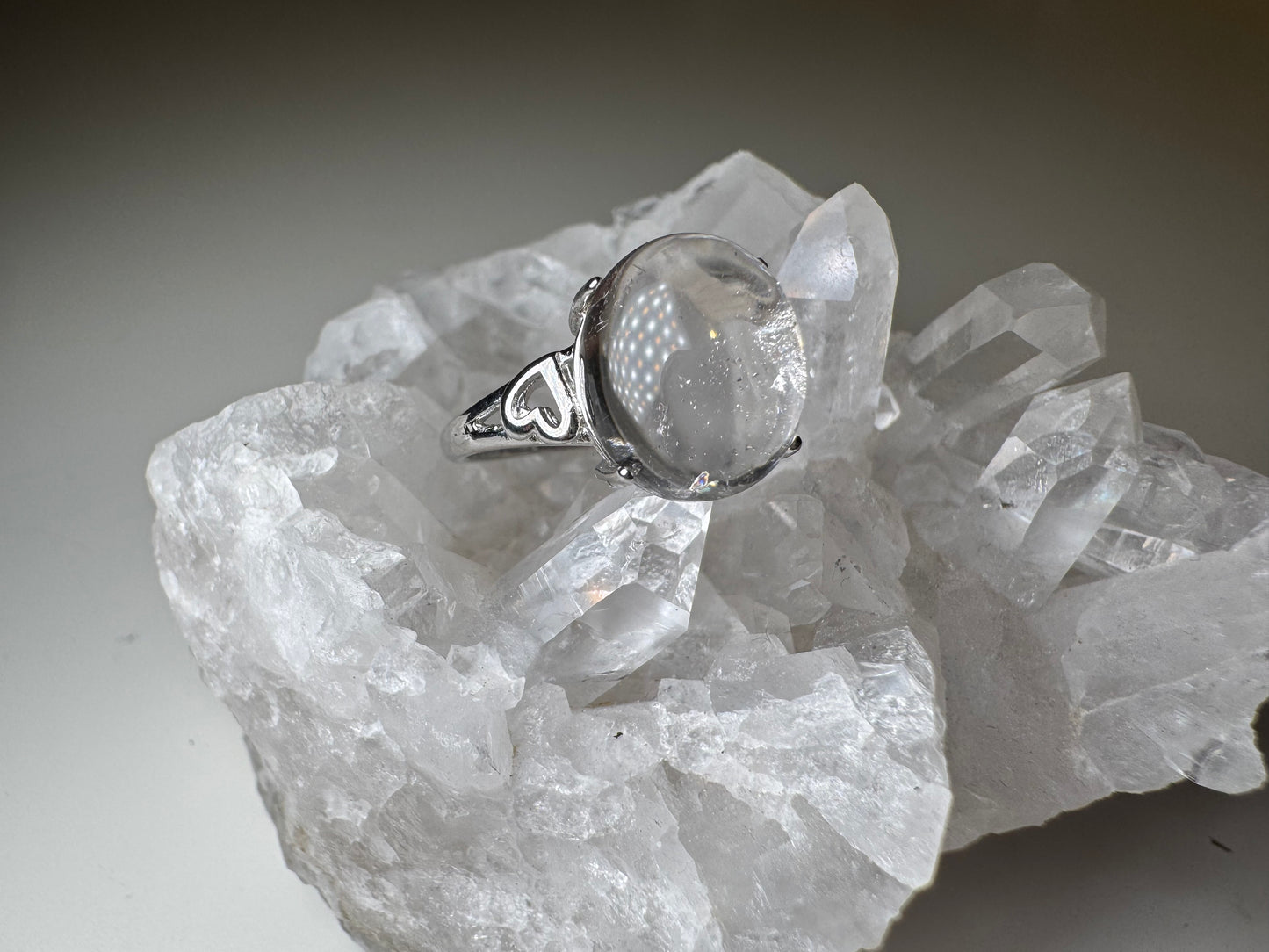 Quartz - Bague en cuivre