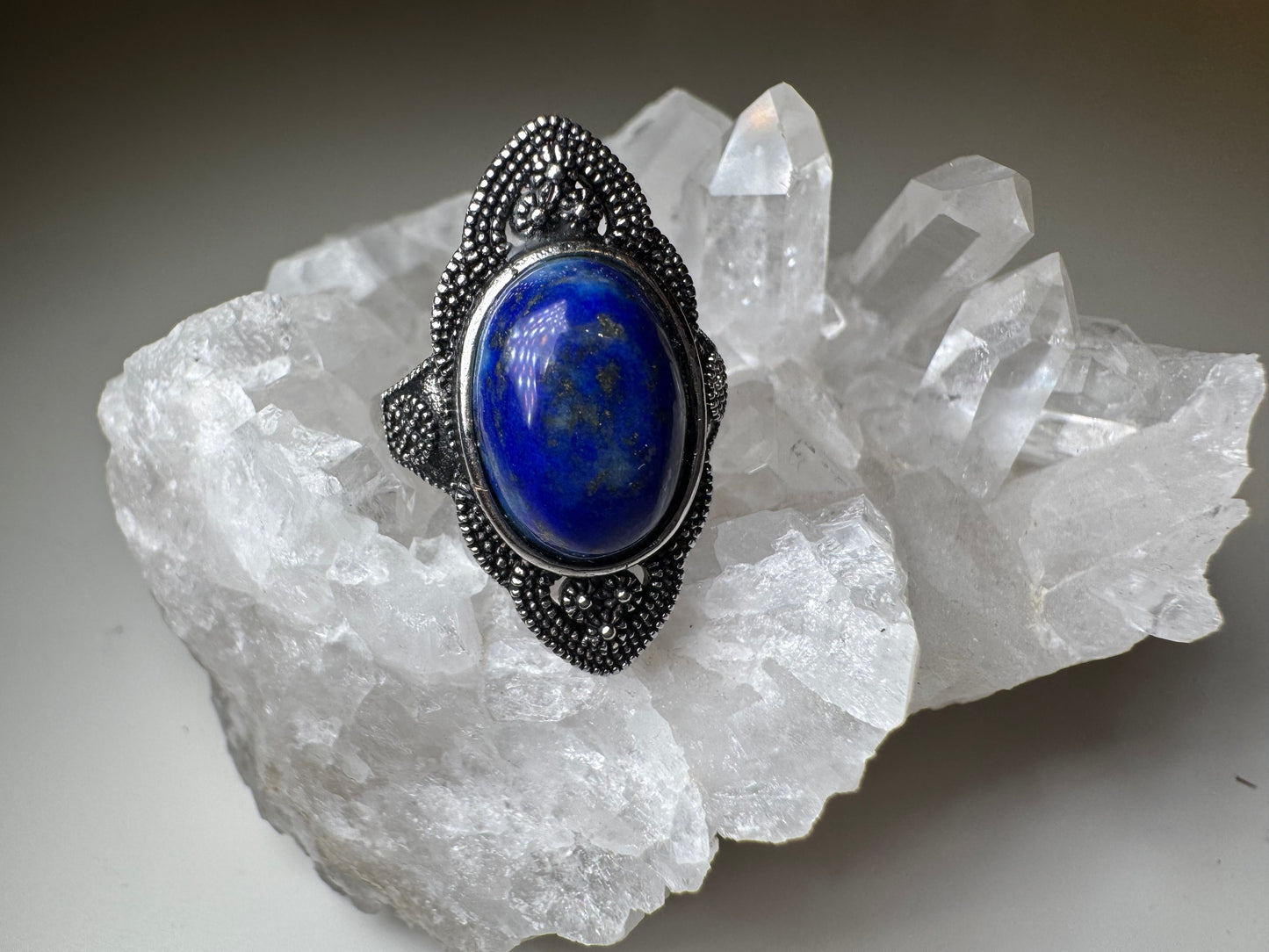 Lapis Lazuli - Bague en cuivre