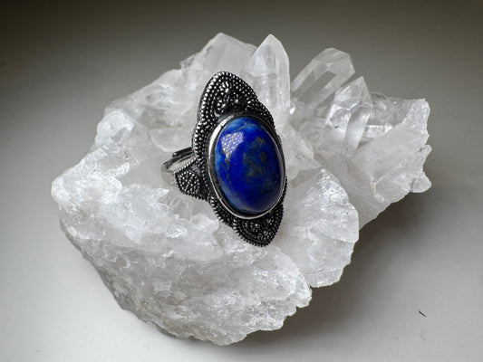 Lapis Lazuli - Copper Ring