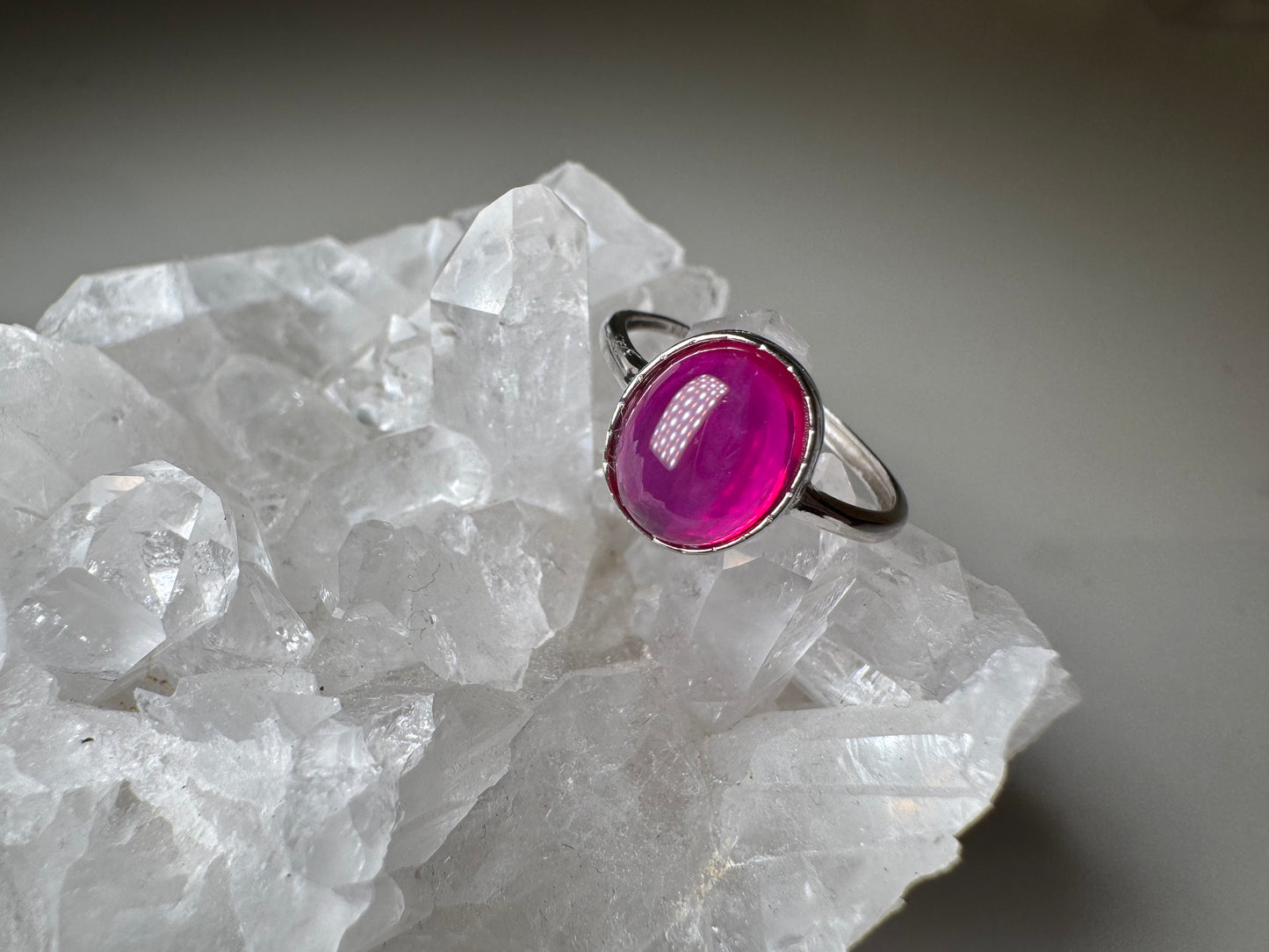 Rubis - Bague en argent