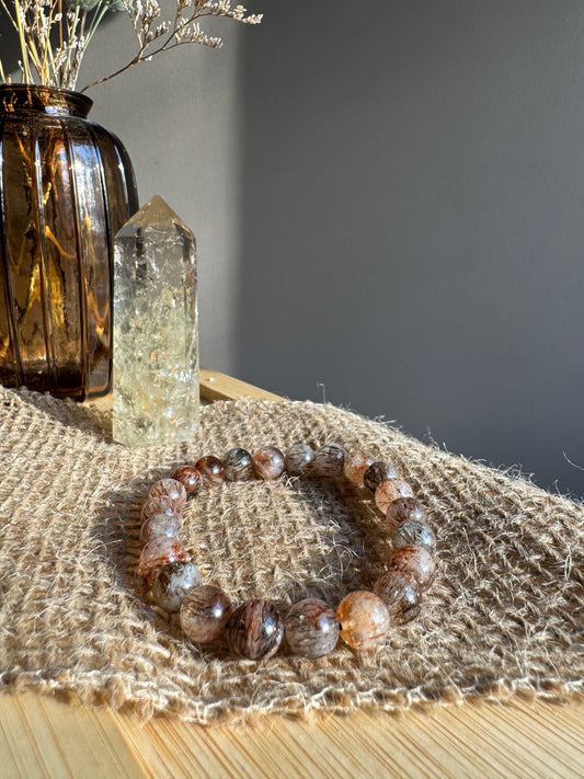 Super 7 Rutile Noir - Bracelet