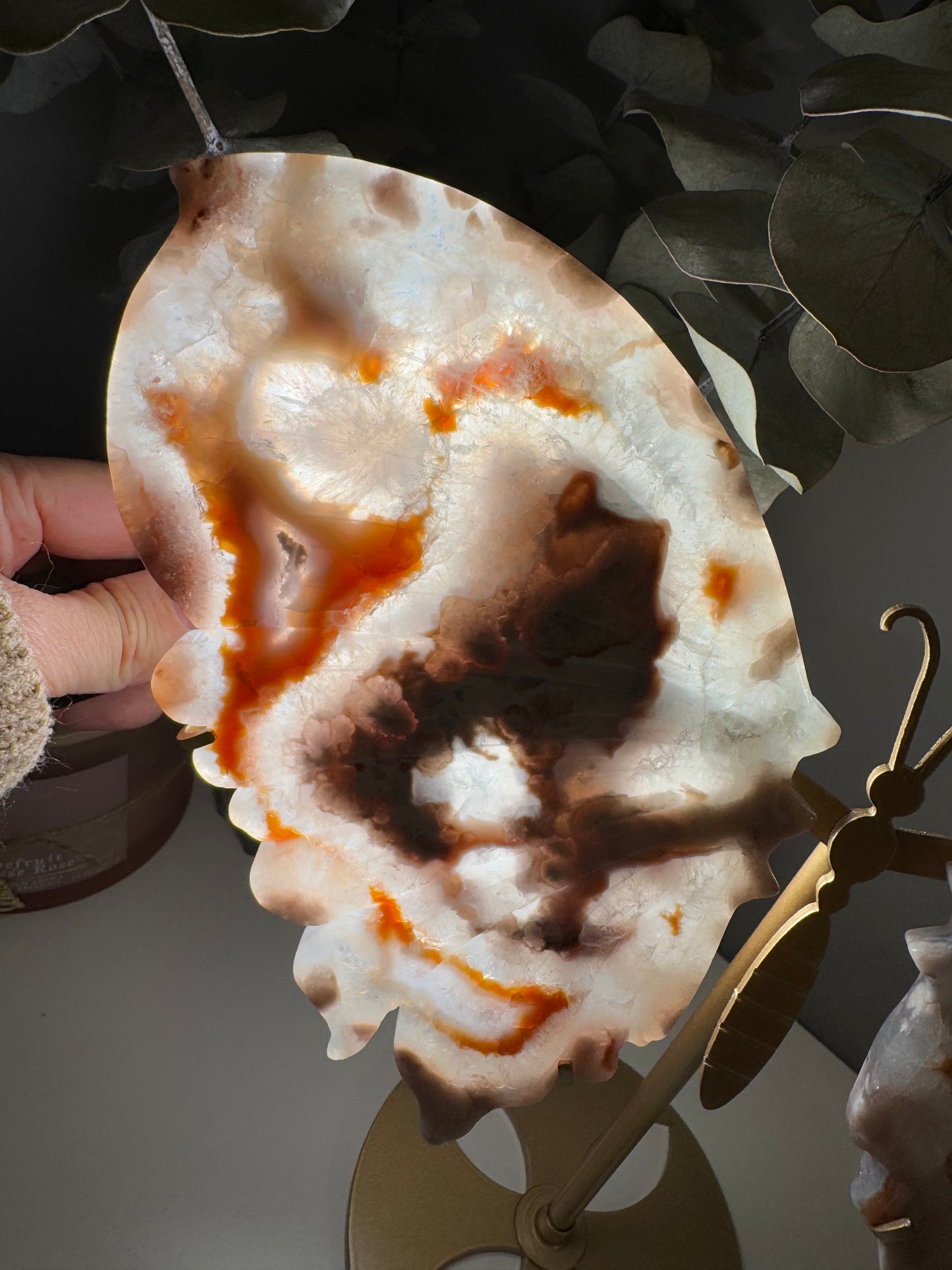 Agate fleur | Grand papillon