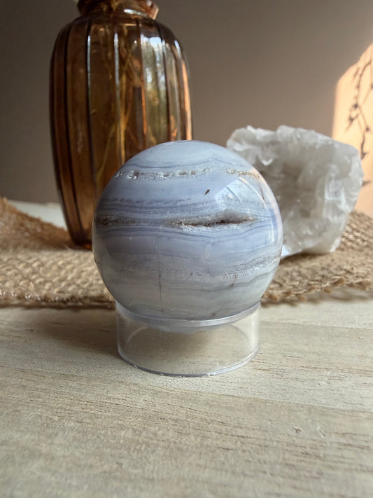 Agate Dentelle Bleue | Sphère