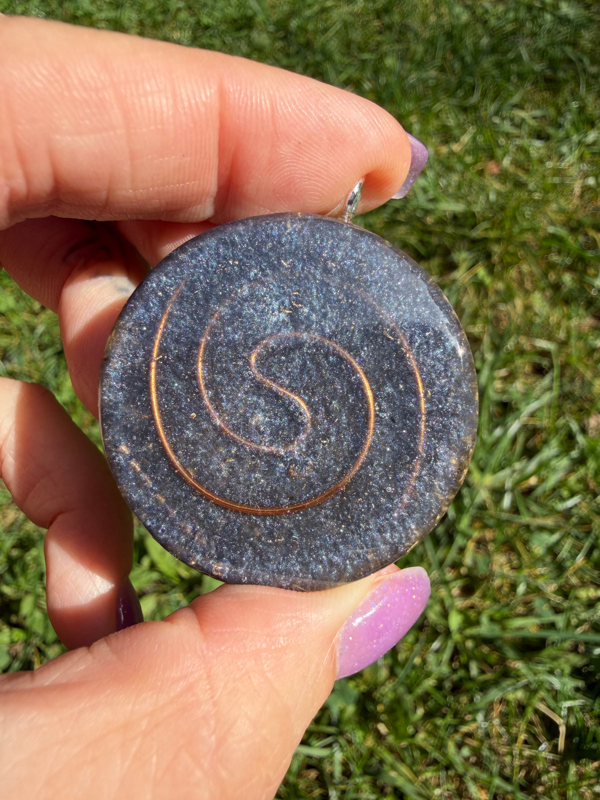 Tempête de Lumière - Orgonite 4 cm