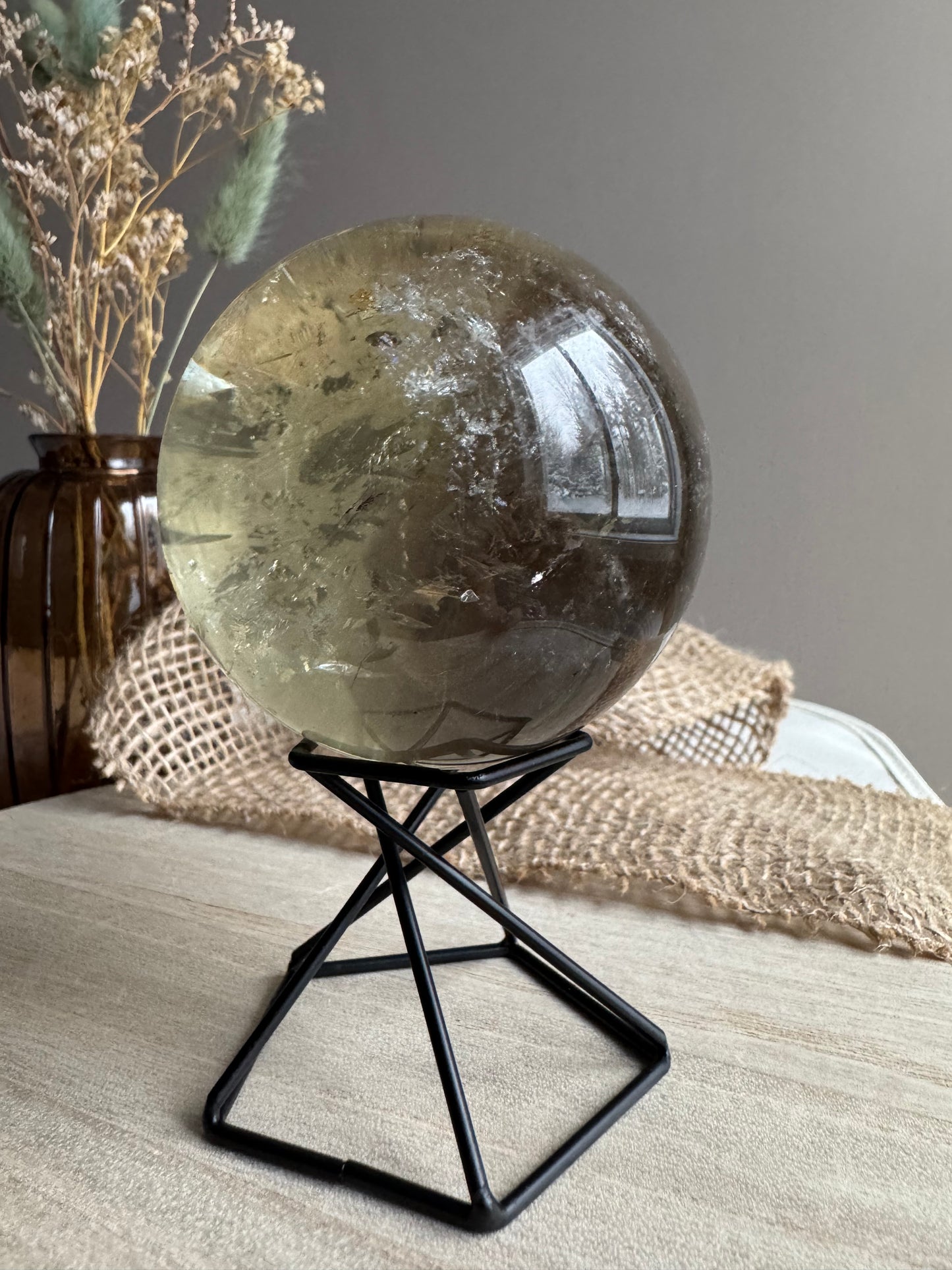 Citrine Fumé - Sphère