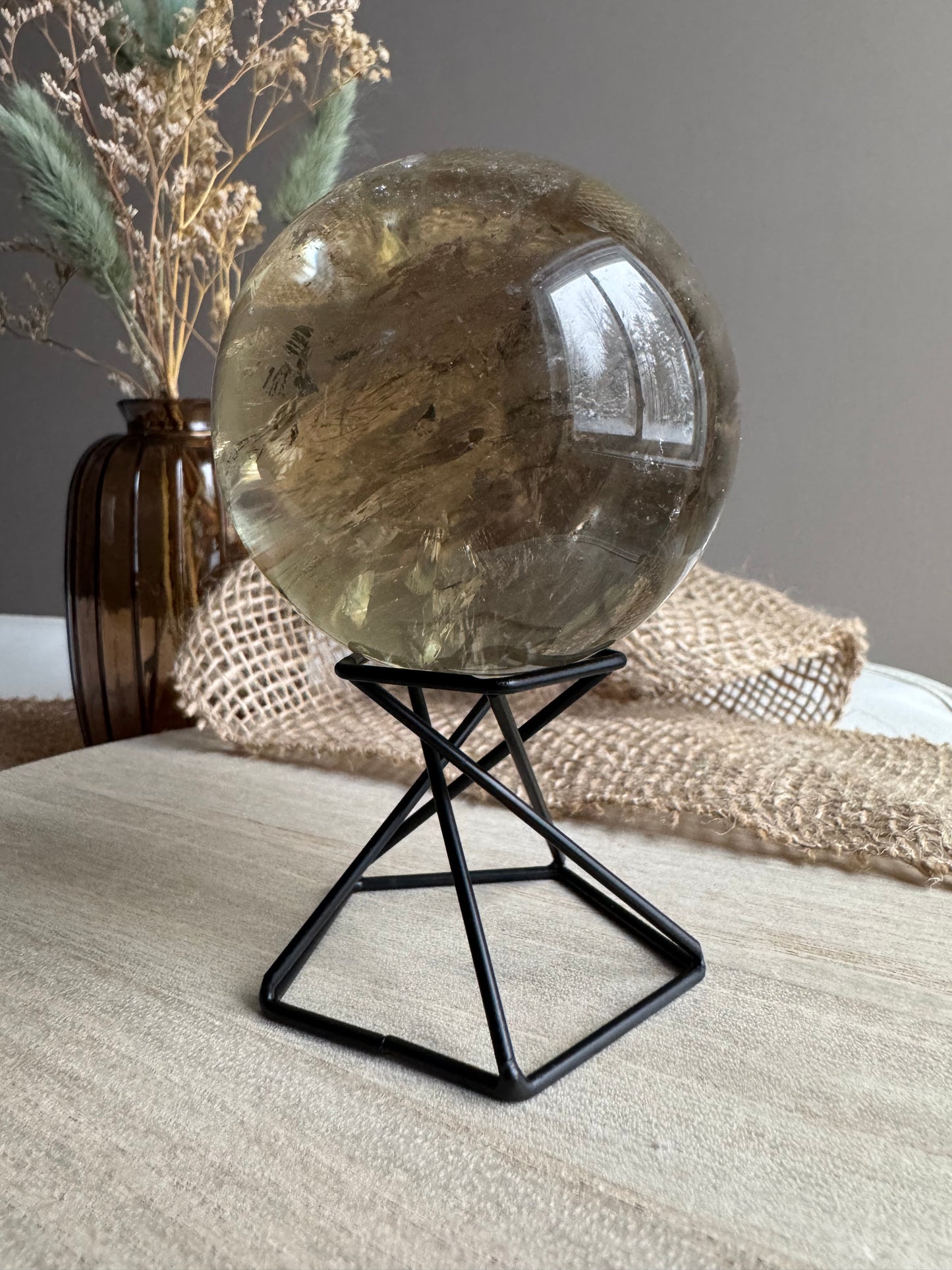 Citrine Fumé - Sphère