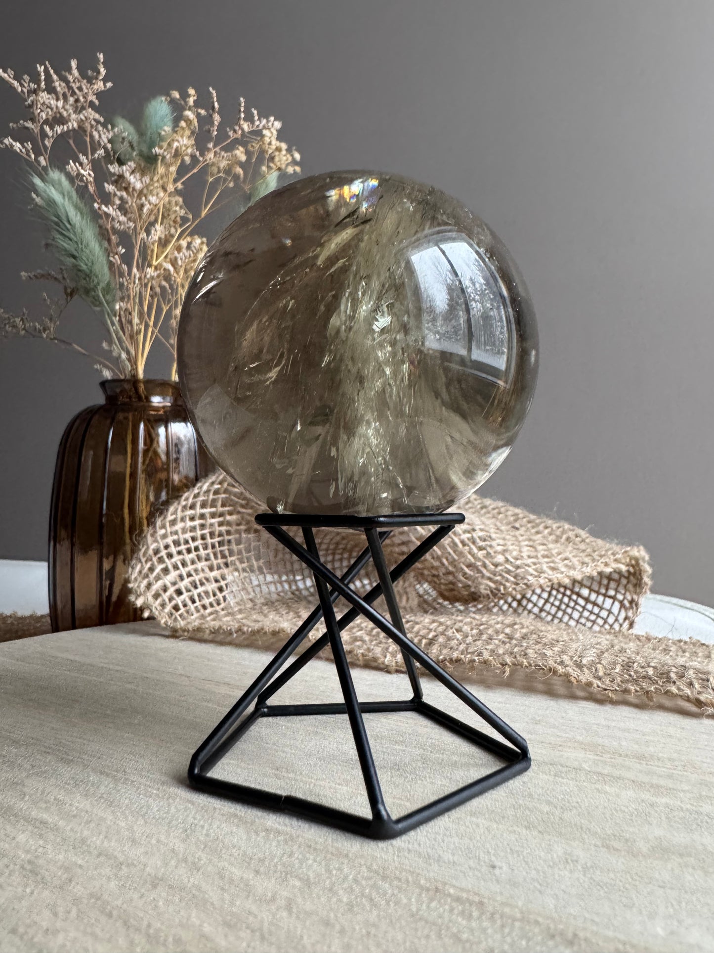 Citrine Fumé - Sphère