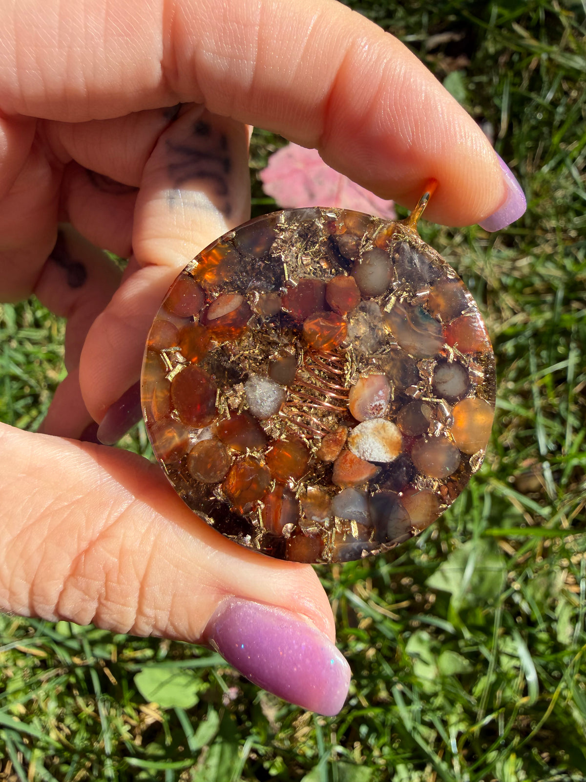 Lueur d'Automne - Orgonite