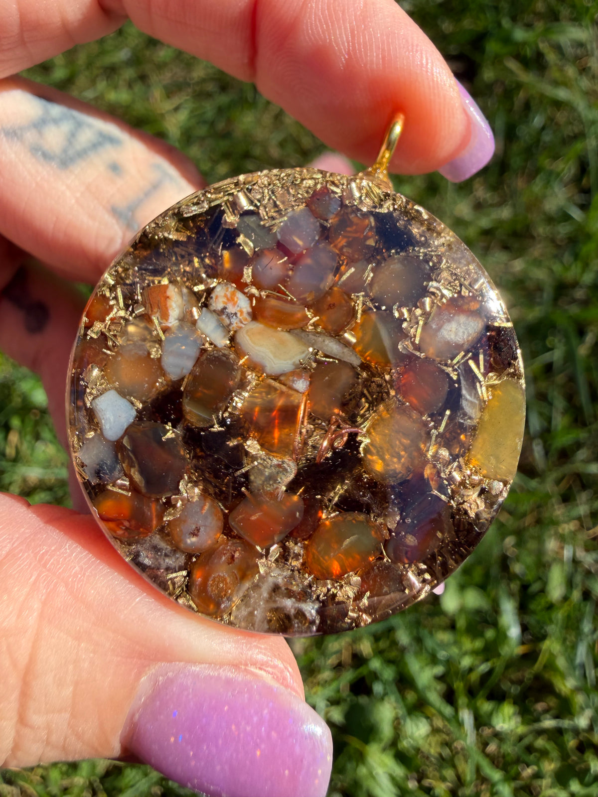 Lueur d'Automne - Orgonite