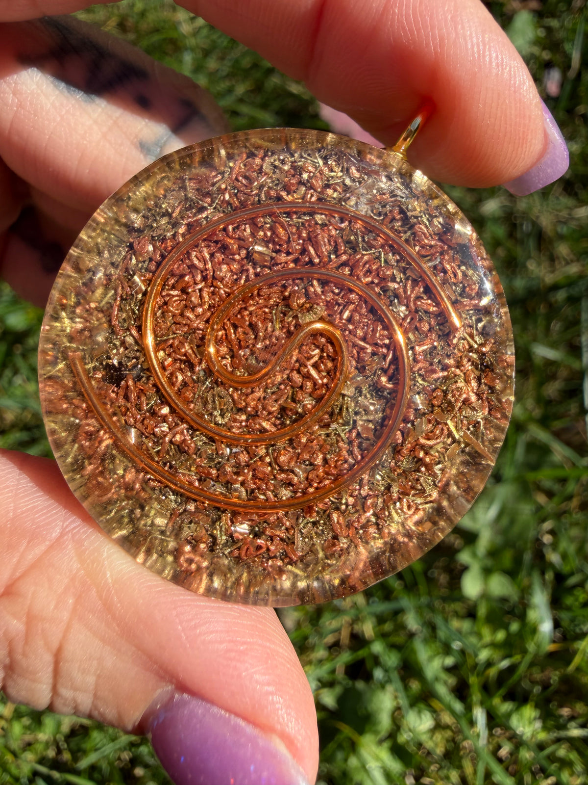 Lueur d'Automne - Orgonite