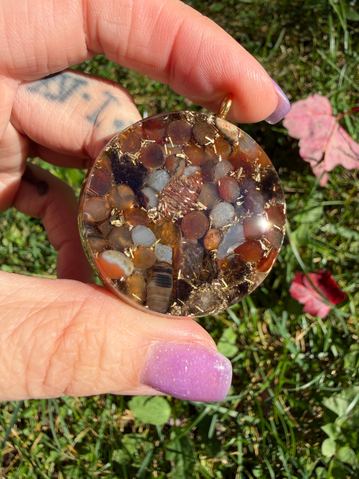 Lueur d'Automne - Orgonite