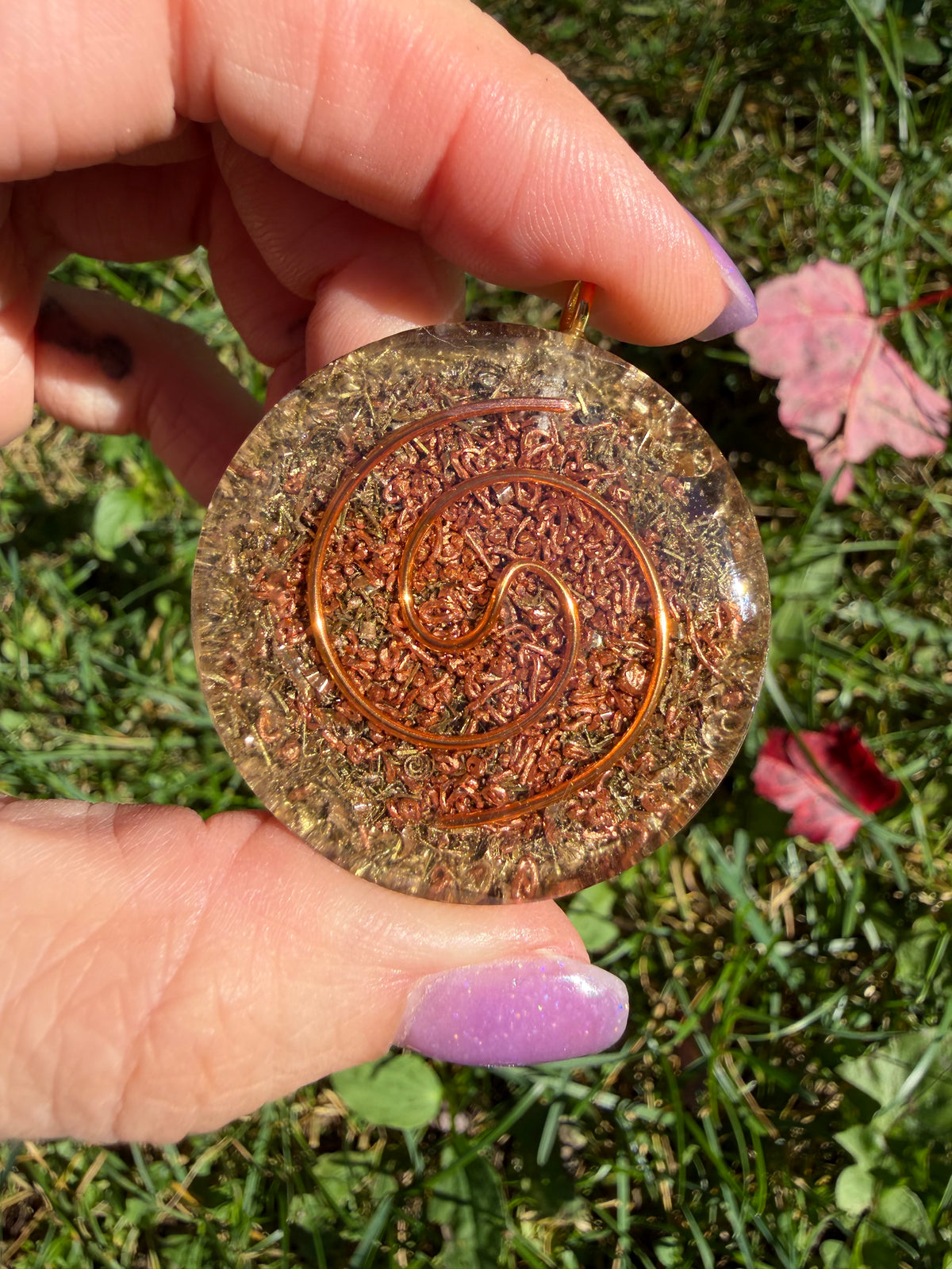 Lueur d'Automne - Orgonite