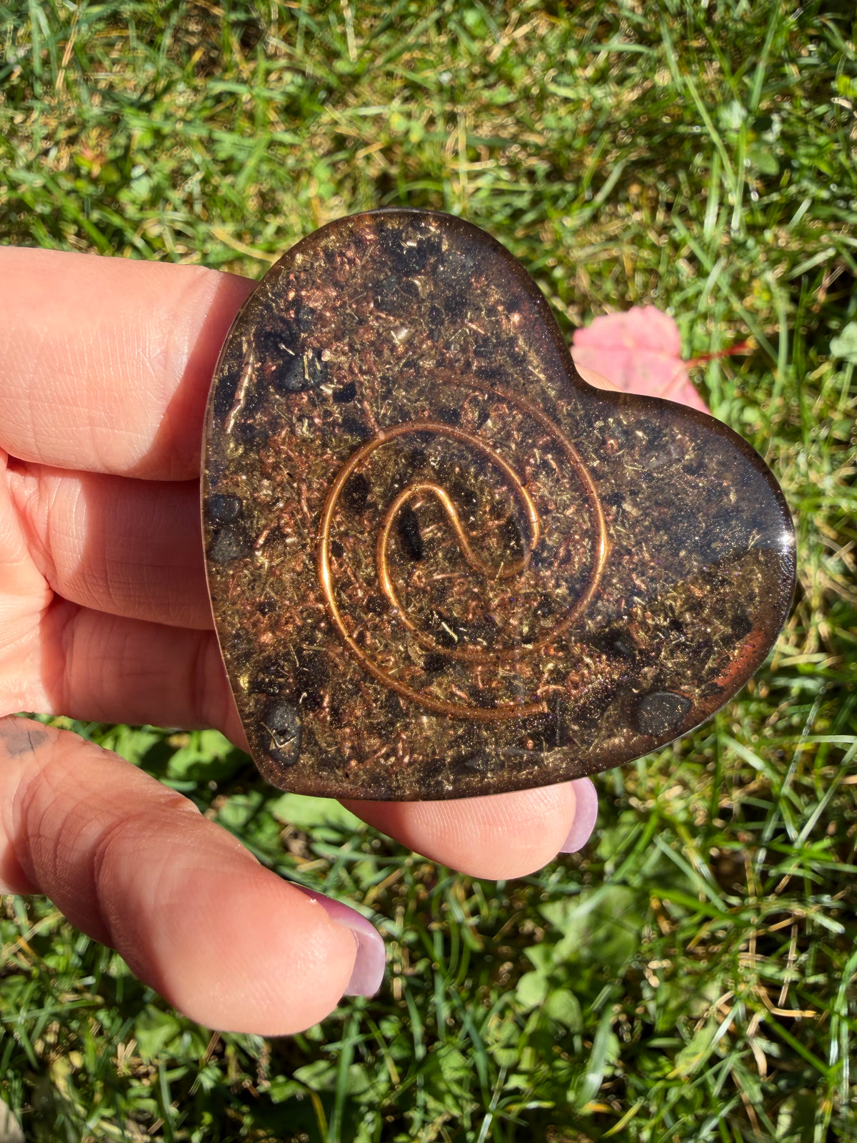 Coeur pour Téléphone - Orgonite