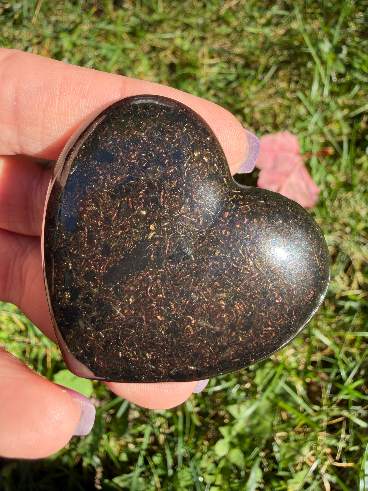 Coeur pour Téléphone - Orgonite