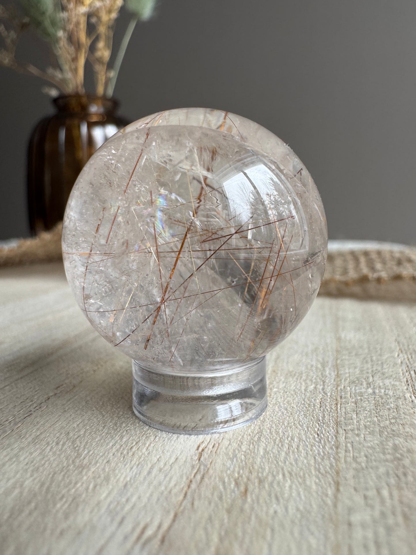 Quartz Rutile - Sphère