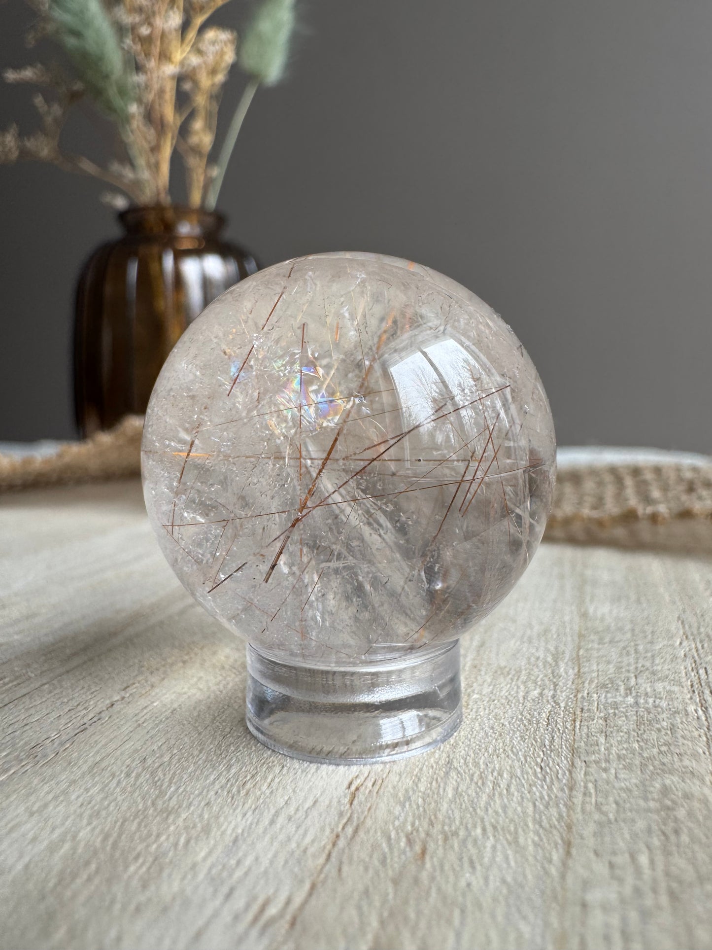 Quartz Rutile - Sphère