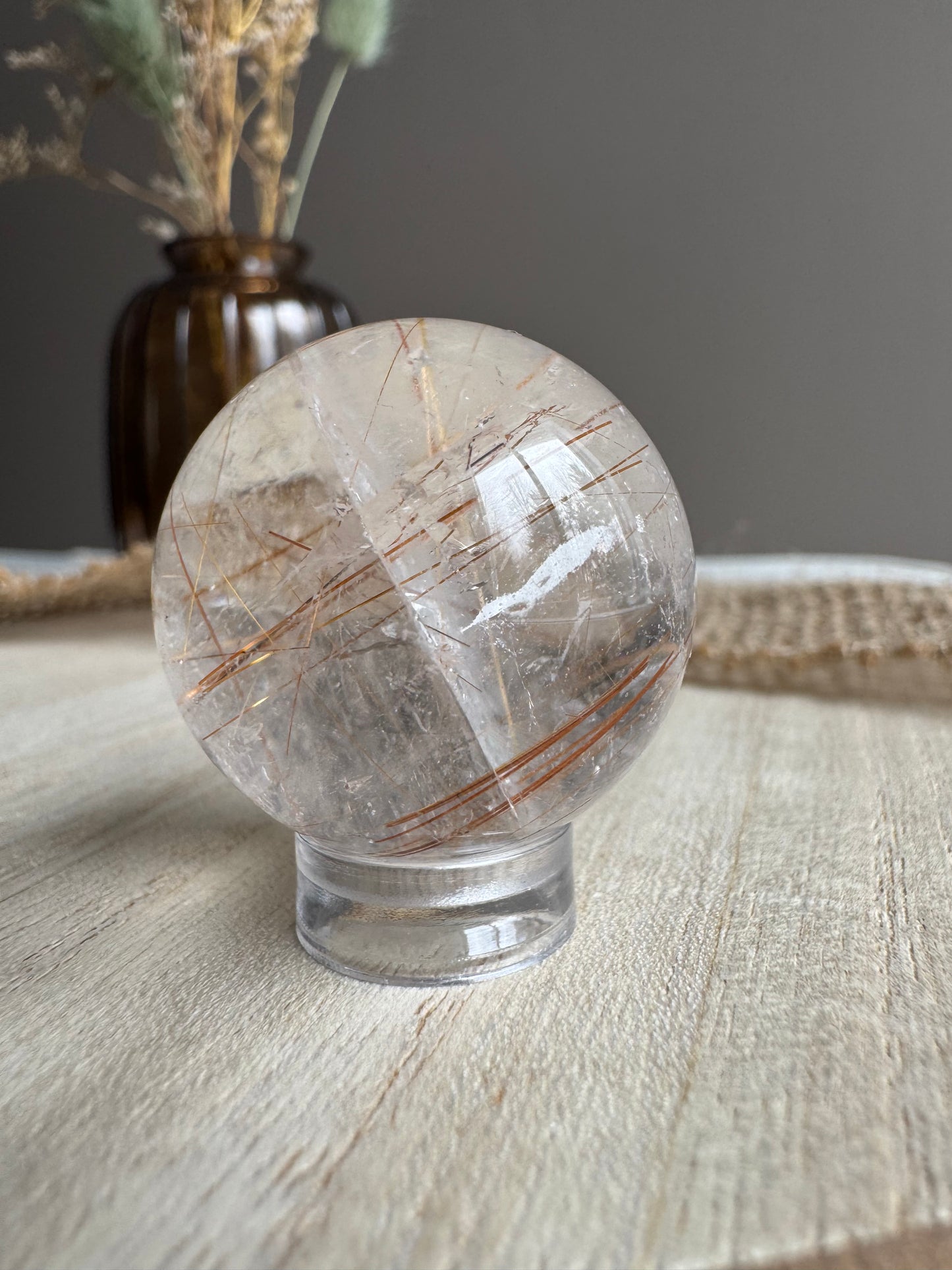 Quartz Rutile - Sphère