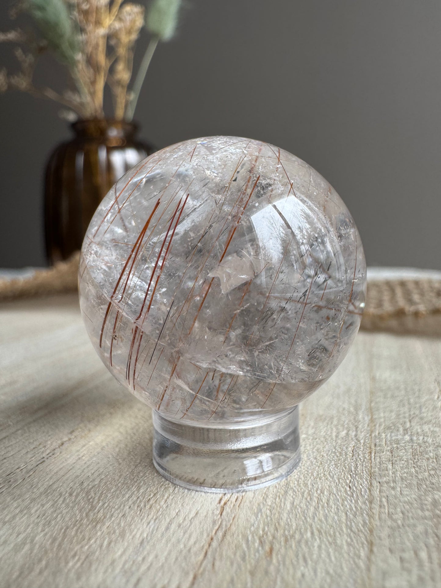 Quartz Rutile - Sphère